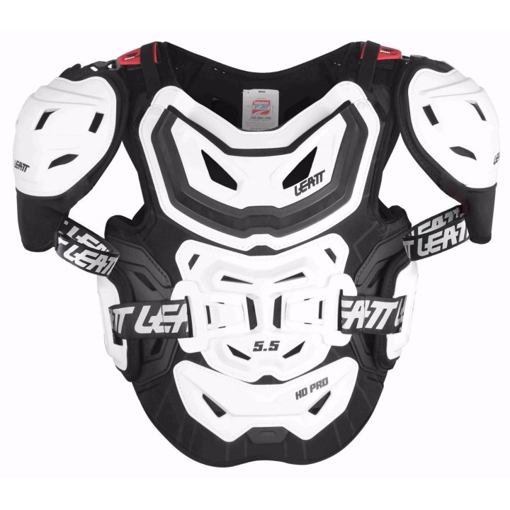 LEATT OSŁONA KLATKI PIERSIOWEJ (BUZER) CHEST PROTECTOR 5.5 PRO HD WHITE