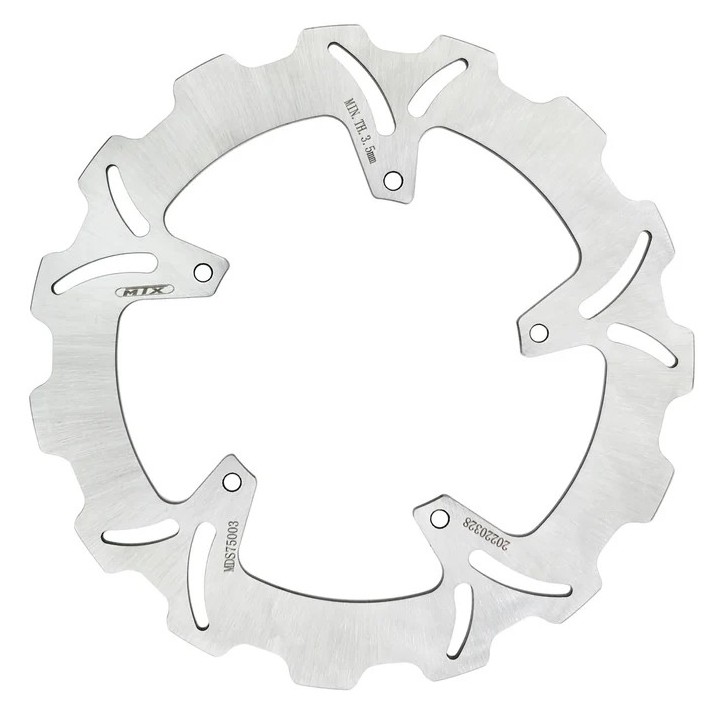 MTX parts tarcza hamulcowa przód / tył piaggio beverly 200 / 500 '02-'06, 250 '04-'07, E3 125 '01-'10 (260X125X4) (5X6,25) (wav…