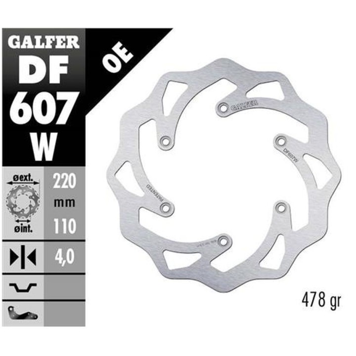 GALFER zestaw ktm/husqvarna/husaberg (tarcze i klocki hamulcowe przód i tył) - patrz opis dodatkowy