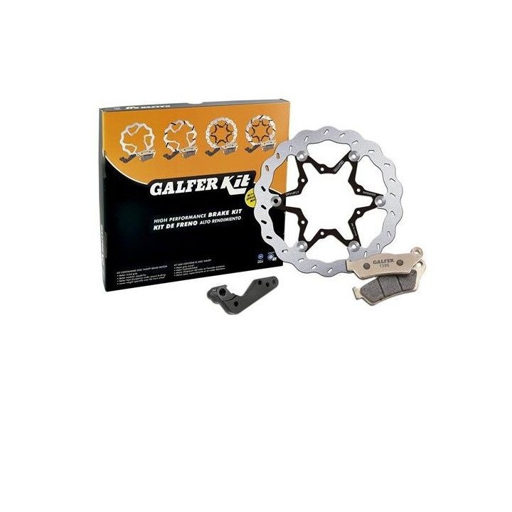 GALFER zestaw honda crf 250/450R '19- (tarcza i klocki hamulcowe przód plus adapter SP059) (oversize 270) - patrz opis dodatkowy