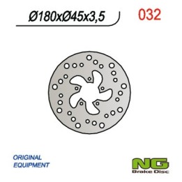NG tarcza hamulcowa przód/tył gas gas pampera 125/250/370 '98, ec 50 '99, txt boy 50 '00-02, (180X45X3,5MM) (5X6,5MM)
