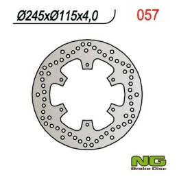 NG tarcza hamulcowa przód/tył yamaha xtz 750 super tenere '89-'91, przód xtz 750 super tenere '92-'97 (245X115X4)(6X6,5MM)