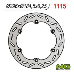 NG tarcza hamulcowa przód/tył honda gl 1500 gold wing '88-'00, st 1100 96-01 (ABS) (296X184X6,3) (6X10,5MM)