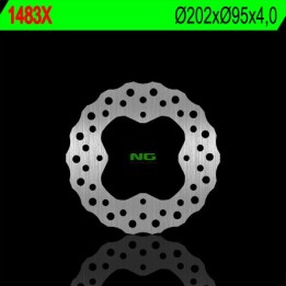 NG tarcza hamulcowa przód/tył arctic cat 400/450/500/550/700 '12-'15 (202X95X4) (4X8,5MM) wave
