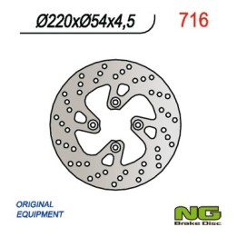 NG tarcza hamulcowa przód yamaha majesty 125 98-09, mbk 125/150/180 (220X54X4,5) (4X8,5MM)