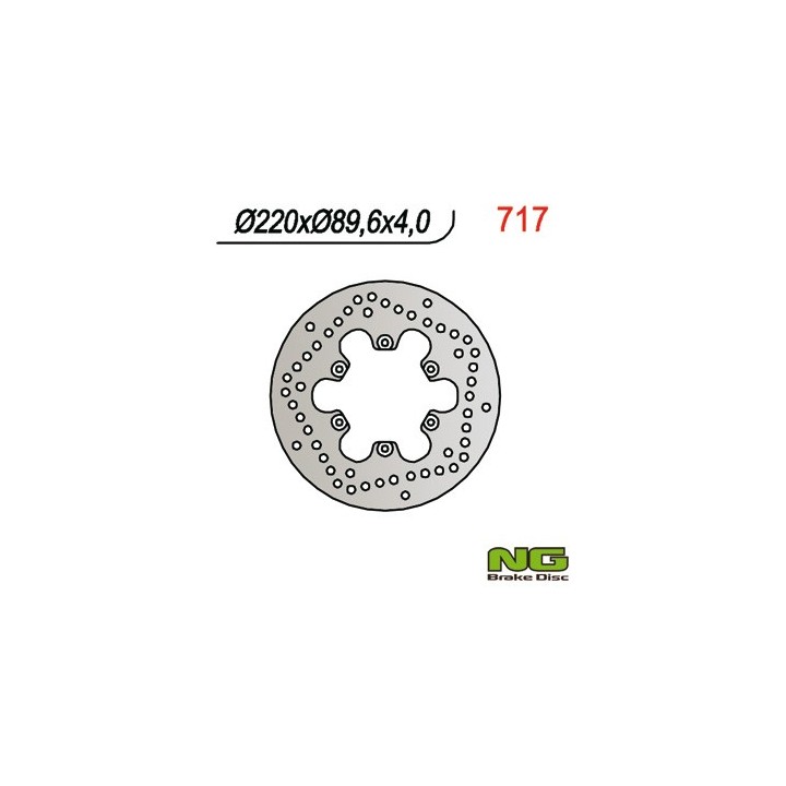 NG tarcza hamulcowa przód/tył malaguti 125/150/180/200/250/400 (220x89,6x4)