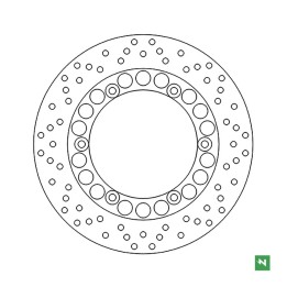 NEWFREN tarcza hamulcowa przód/tył yamaha sr 125 '96-'03; srx 600 '86-'95; xj 600 '83-'91; xj 900 '83-'94; tył yamaha tdm 900 '…