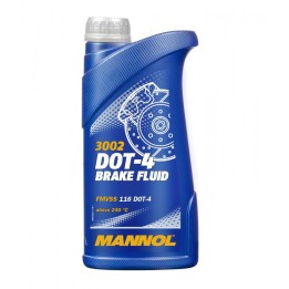 MANNOL brake fluid DOT-4 1L - płyn hamulcowy (3002)