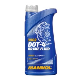 MANNOL brake fluid DOT-4 (450ML) - płyn hamulcowy (3002)