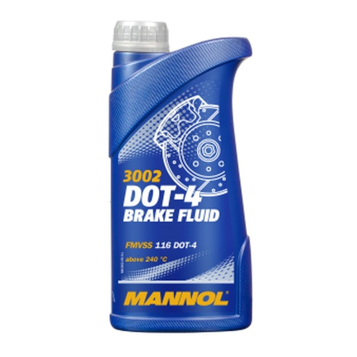 MANNOL brake fluid DOT-4 (450ML) - płyn hamulcowy (3002)
