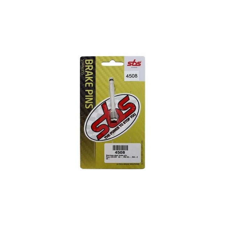 SBS wieszak (trzpień) klocków hamulcowych tył honda cr 125/250 '02-'07, crf 250/450 '05-'20, suzuki rm 125/250 '05-'09, rmz 250…