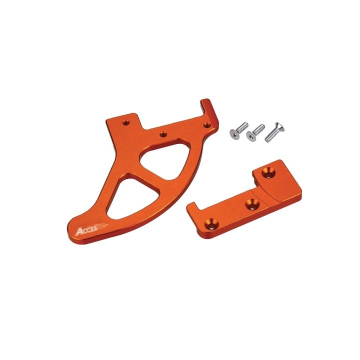 ACCEL osłona aluminiowa tylnej tarczy hamulcowej ktm sx/sxf '04-'18, exc/excf '04-'19