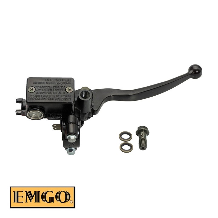 EMGO pompa hamulca przedniego kompletna (13MM) z mocowaniem lusterka honda cbr 125, XR 125 l, nxr 125, XR 250, ctx 200, cbx 250…