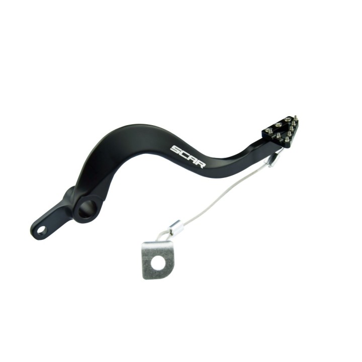 SCAR racing dźwignia tylnego hamulca kawasaki kx 250 '21-'25, kx 450 '19-'25, kx 450F '06-'18,