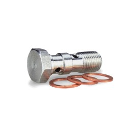 Hamulce MOTO-MASTER śruba długa (podwójna) banjo bolt M10X1 z podkładkami
