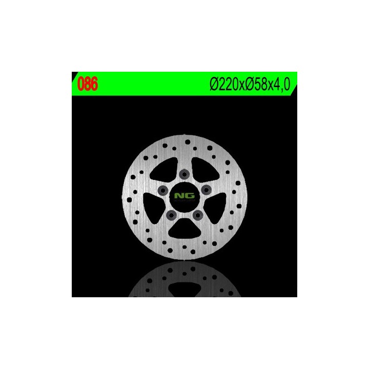 NG tarcza hamulcowa przód kymco 50/125/150/250 (220X58X4) (5X10,5MM)