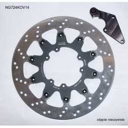 NG tarcza hamulcowa przód z adapterem oversize (320X101X5) honda cr 125 '04-'09, crf 250R/X '04-'14, crf 450R '04-'14, crf 450X…