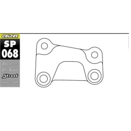 GALFER adapter tarczy hamulcowej 320MM harley davidson lewa strona (hd left side)