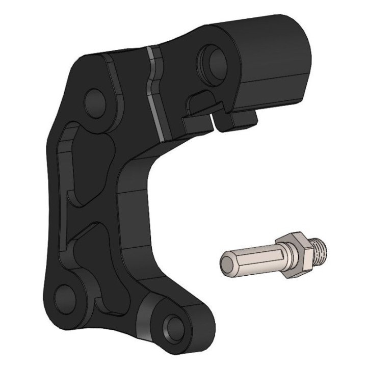 MOTO-MASTER adapter do tarczy hamulcowej lewej 320MM yamaha xtz (690) 700 tenere '20-'25 (do zacisku fabrycznego - oem) - na za…