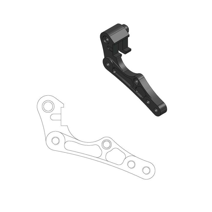 MOTO-MASTER adapter do tarczy hamulcowej flame 270MM przód ktm 125/530 '09-'17, husqvarna 125/350 '14-'17, husaberg 125/570 '09…