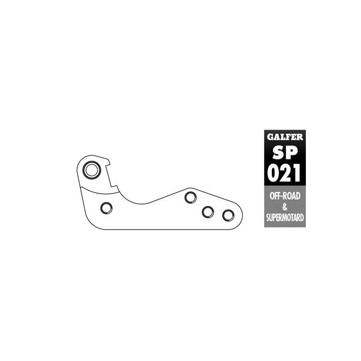 GALFER adapter tarczy hamulcowej 270MM ktm do '09, beta rr 4T 05-12, husgvarna cr 125 00-04, bmw g 450X 08