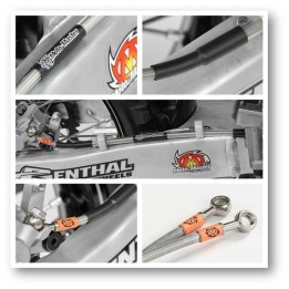 MOTO-MASTER przewód hamulcowy w stalowym oplocie przód honda crf 250\450 '09- (patrz opis dodatkowy)