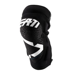 LEATT NAKOLANNIKI OCHRANIACZE KOLAN 3DF 5.0 ZIP KNEE GUARD WHITE/BLACK