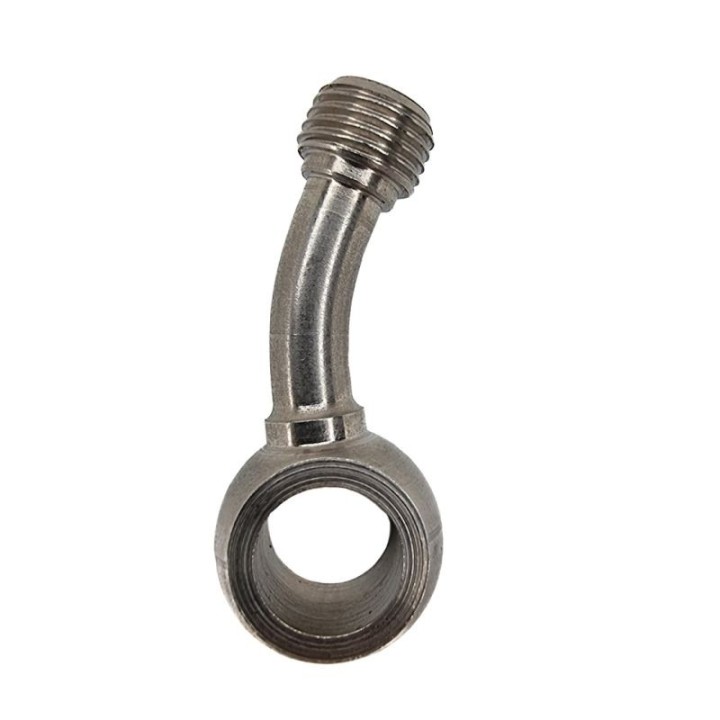 FREN TUBO końcówka przewodu hamulcowego homologowana średnica 10MM (30° w bok ) homologowana stal nierdzewna