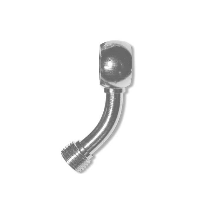 FREN TUBO końcówka przewodu hamulcowego homologowana harley 45° (11,3MM) chromowana