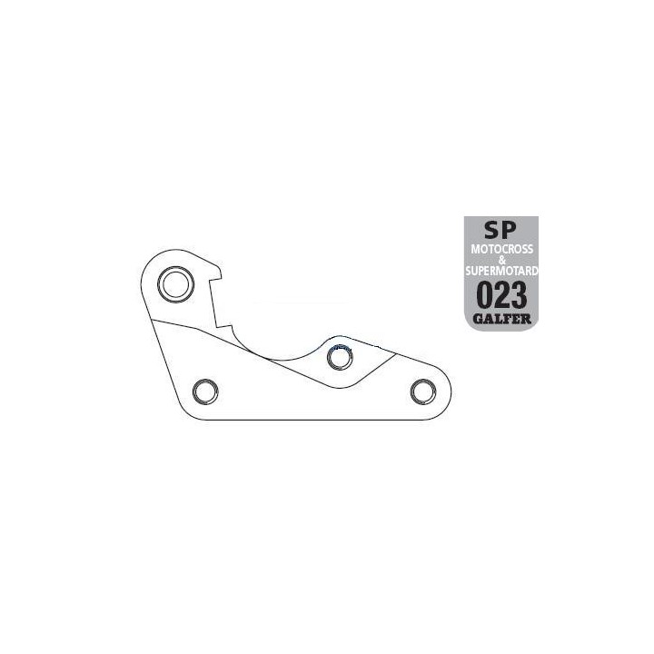 GALFER adapter tarczy hamulcowej 270MM yamaha yzf 250/450 '08