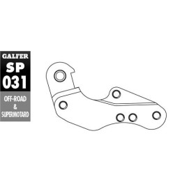 GALFER adapter tarczy hamulcowej 260MM yamaha wr/yz 125 `01-07 yzf 250/426/450 '01-07 wrf 250/426/450 00-15