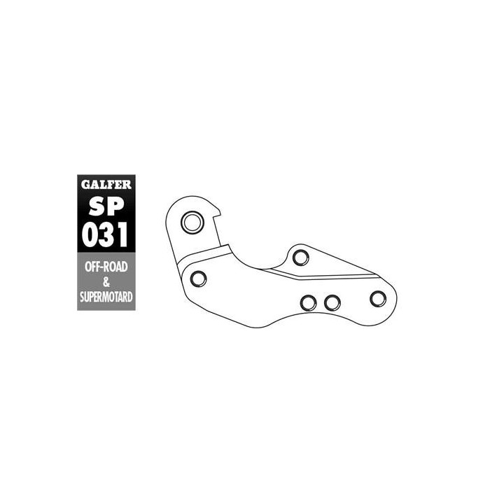 GALFER adapter tarczy hamulcowej 260MM yamaha wr/yz 125 `01-07 yzf 250/426/450 '01-07 wrf 250/426/450 00-15