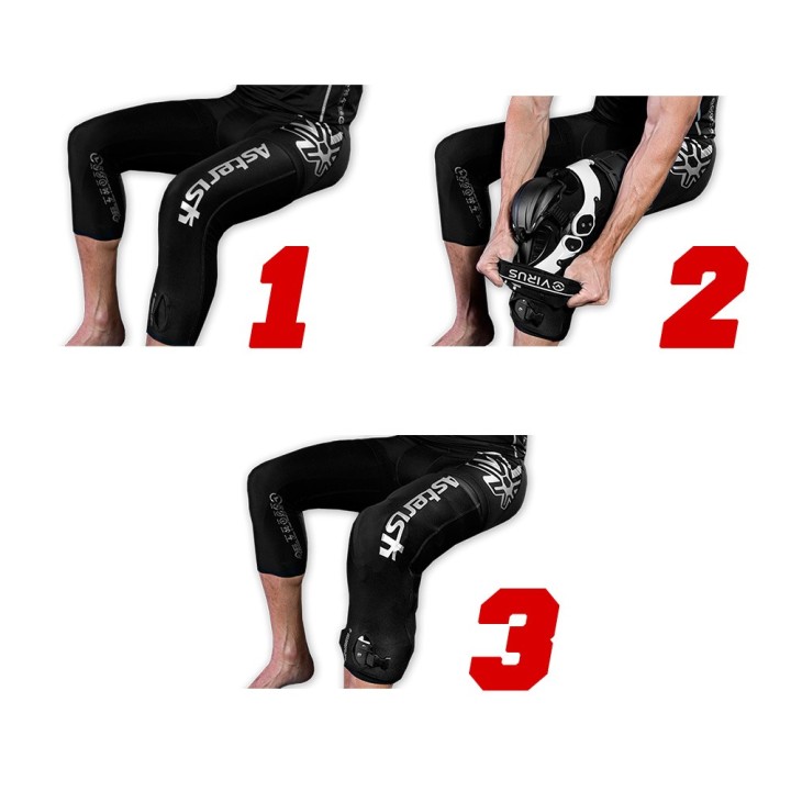 ASTERISK ZERO G KNEE BRACE PANT GETRY POD ORTEZY MODEL ZERO G