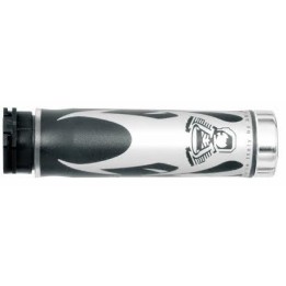 Kierownice i osprzęt Harri's manetki 02601-AG płomienie chrom końcówka (130 MM/25 mm) bez otworu