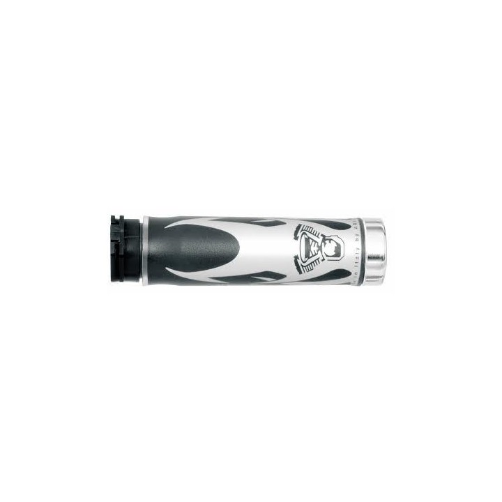Kierownice i osprzęt Harri's manetki 02601-AG płomienie chrom końcówka (130 MM/25 mm) bez otworu