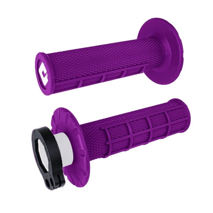 Kierownice i osprzęt ODI manetki off road half waffle MX V2 lock-on grip