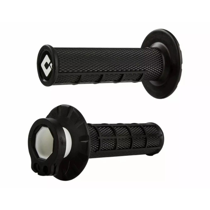 Kierownice i osprzęt ODI manetki off road half waffle MX V2 lock-on grip