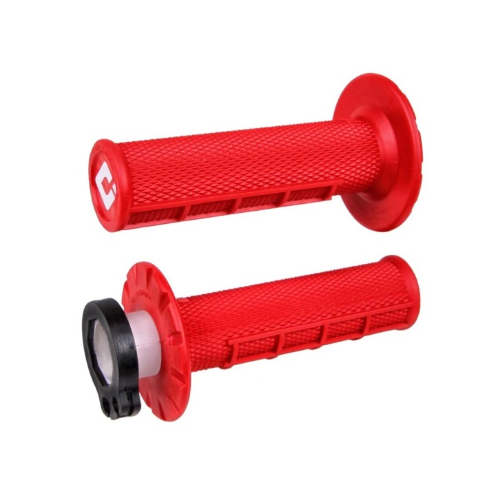 Kierownice i osprzęt ODI manetki off road half waffle MX V2 lock-on grip