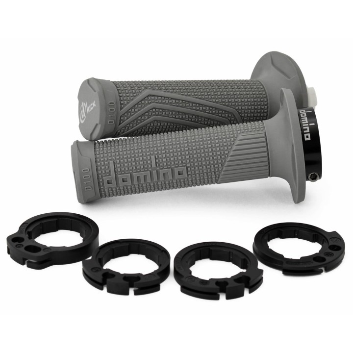 Kierownice i osprzęt DOMINO manetki (gripy) off road d-lock (z adapterami rolgazu - ktm, husqvarna, gasgas, honda, kawasaki, su…