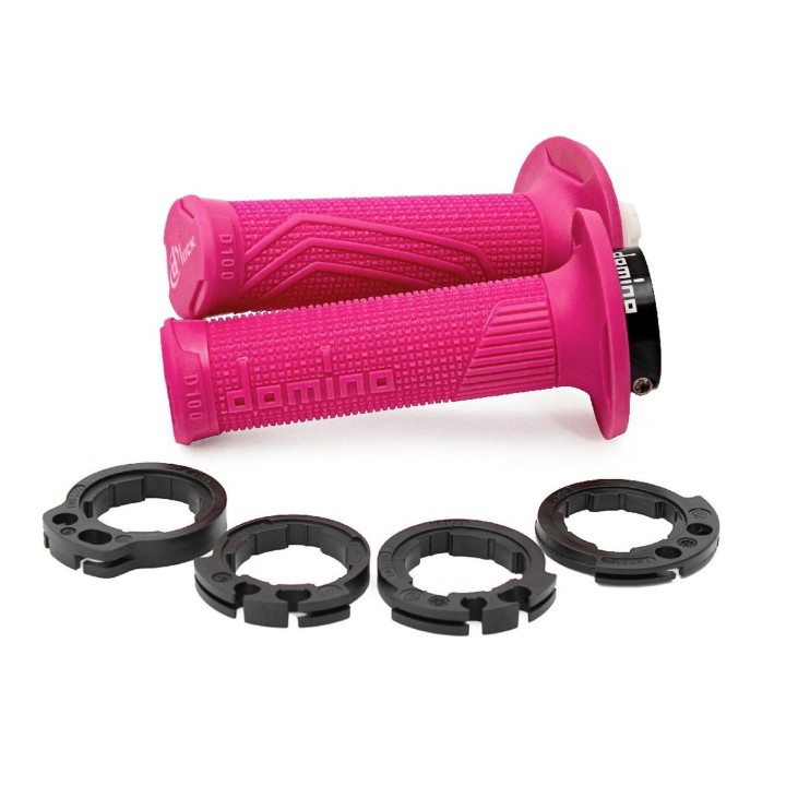 Kierownice i osprzęt DOMINO manetki (gripy) off road d-lock (z adapterami rolgazu - ktm, husqvarna, gasgas, honda, kawasaki, su…