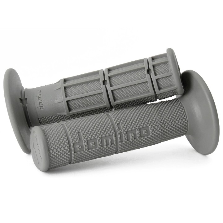 Kierownice i osprzęt DOMINO manetki (gripy) off road jednoskładnikowe ultra soft (22+25MM, DŁ.120/123M) bez otworu