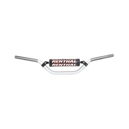 RENTHAL kierownica 7/8 cala (22MM) MX mini handlebar silver/grey kawasaki kx 65 02-16 padded