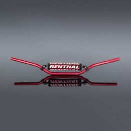 RENTHAL kierownica 7/8 cala (22MM) MX handlebar red cr high/ricky johnson padded