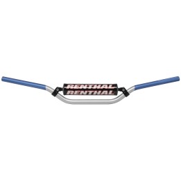 RENTHAL kierownica 7/8 cala (22MM) MX handlebar silver/blue rc padded
