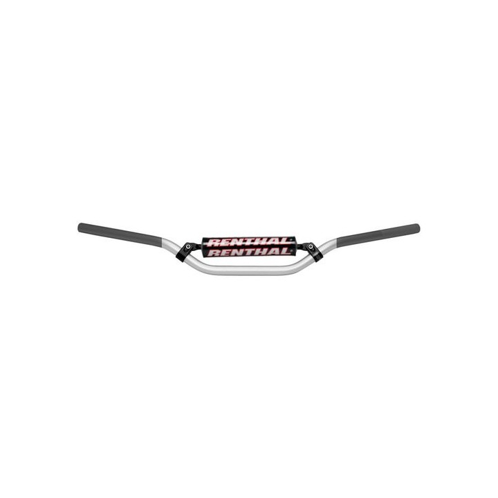 RENTHAL kierownica 7/8 cala (22MM) MX handlebar silver/grey rc padded