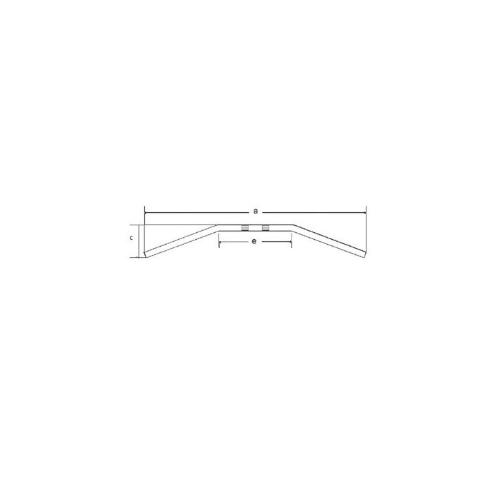 TRW zf kierownica stalowa 22MM dragbar medium