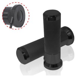 Kierownice i osprzęt KOSO manetki podgrzewane ze sterownikiem (22MM/25MM 7/8-1`) długość - 120MM sterownik LCD - 5 poziomów grz…