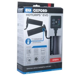 OXFORD manetki podgrzewane do motocykla evo sport z panelem sterującym i termostatem do kierownicy 22MM długość 114-123MM (el)