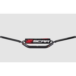 SCAR racing kierownica 22,2MM medium MX style z poprzeczką i gąbką w zestawie
