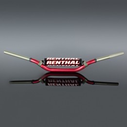 RENTHAL kierownica 1,1/8 cala (28,6MM) MX twinwall 997 handlebar red cr/crf 04-13 kx/kxf 06-13 padded